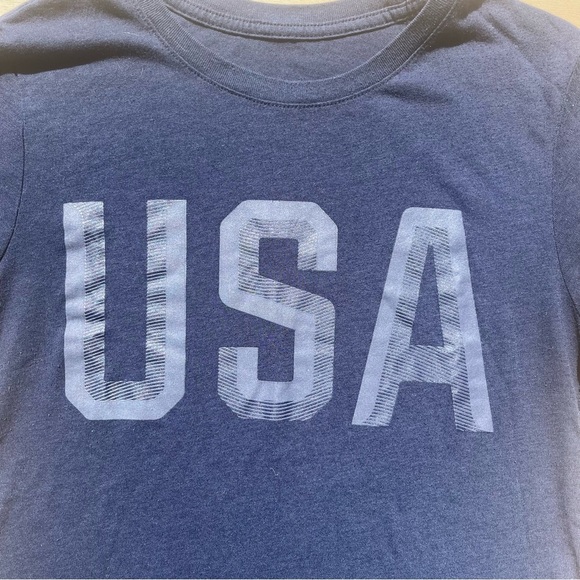 Nike Olympic Team USA Women’s Athletic Cut T shirt Size Small Navy Graphic Sport - Picture 2 of 9